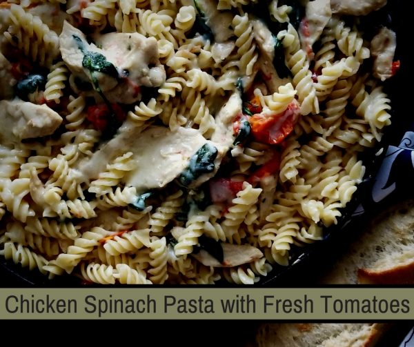 Chicken Spinach Pasta