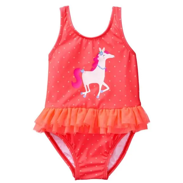 horse Most Adorable Toddler Girl Swimsuits These are the most adorable toddler girl swimsuits I have seen this season. If you're planning on taking your toddler to the beach then check out these tips for a happy vacation.  There are super cute girl bathing suits to fit any budget.  This post does contain affiliate links, any purchase you make doesn't cost you anything and helps support this site.