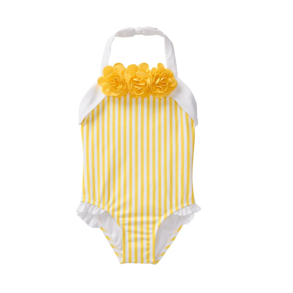 yellow Most Adorable Toddler Girl Swimsuits These are the most adorable toddler girl swimsuits I have seen this season. If you're planning on taking your toddler to the beach then check out these tips for a happy vacation.  There are super cute girl bathing suits to fit any budget.  This post does contain affiliate links, any purchase you make doesn't cost you anything and helps support this site.