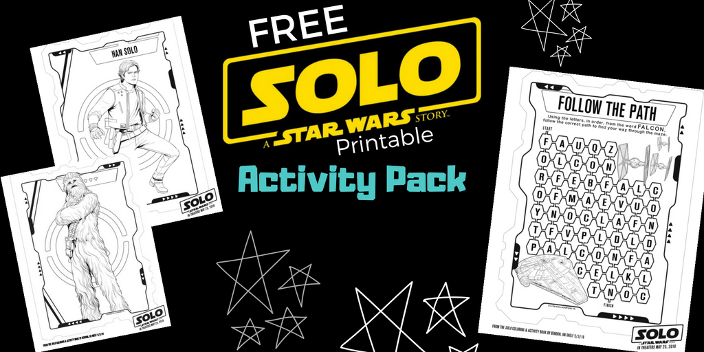 solo activity pack Fun Facts You Didn't Know About SOLO: A Star Wars Story SOLO: A Star Wars Story - FUN FACTS and a FREE Activity Pack -Check out these fun facts you didn't know about SOLO: A Star Wars Story and get your FREE SOLO: A Star Wars Story activity pack for the kids...or the adults...we all love Star Wars...don't we!