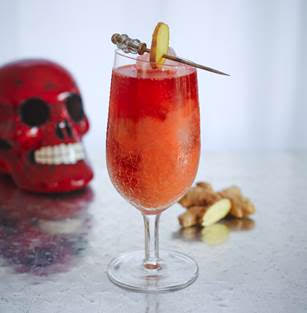 bloodsucker Easy Halloween Cocktails for Adults Halloween is right around the corner which means it's time for ghosts and ghouls and some fun parties!  Check out these easy Halloween cocktails for adults and impress your guests!