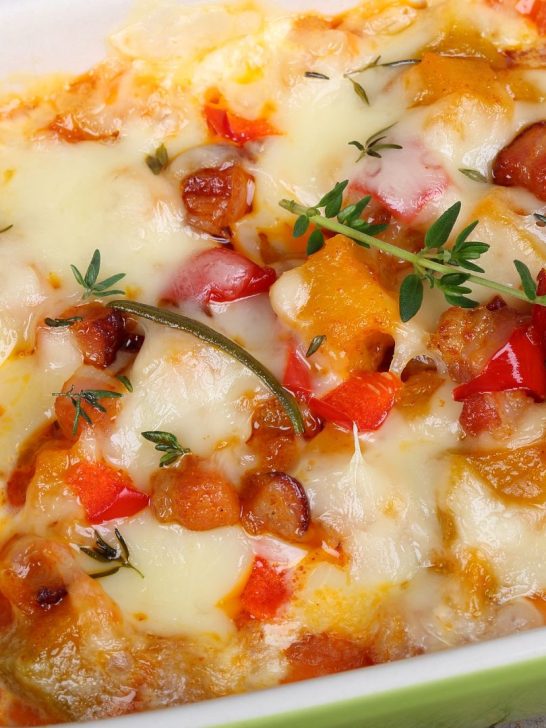 Buffalo Chicken Casserole