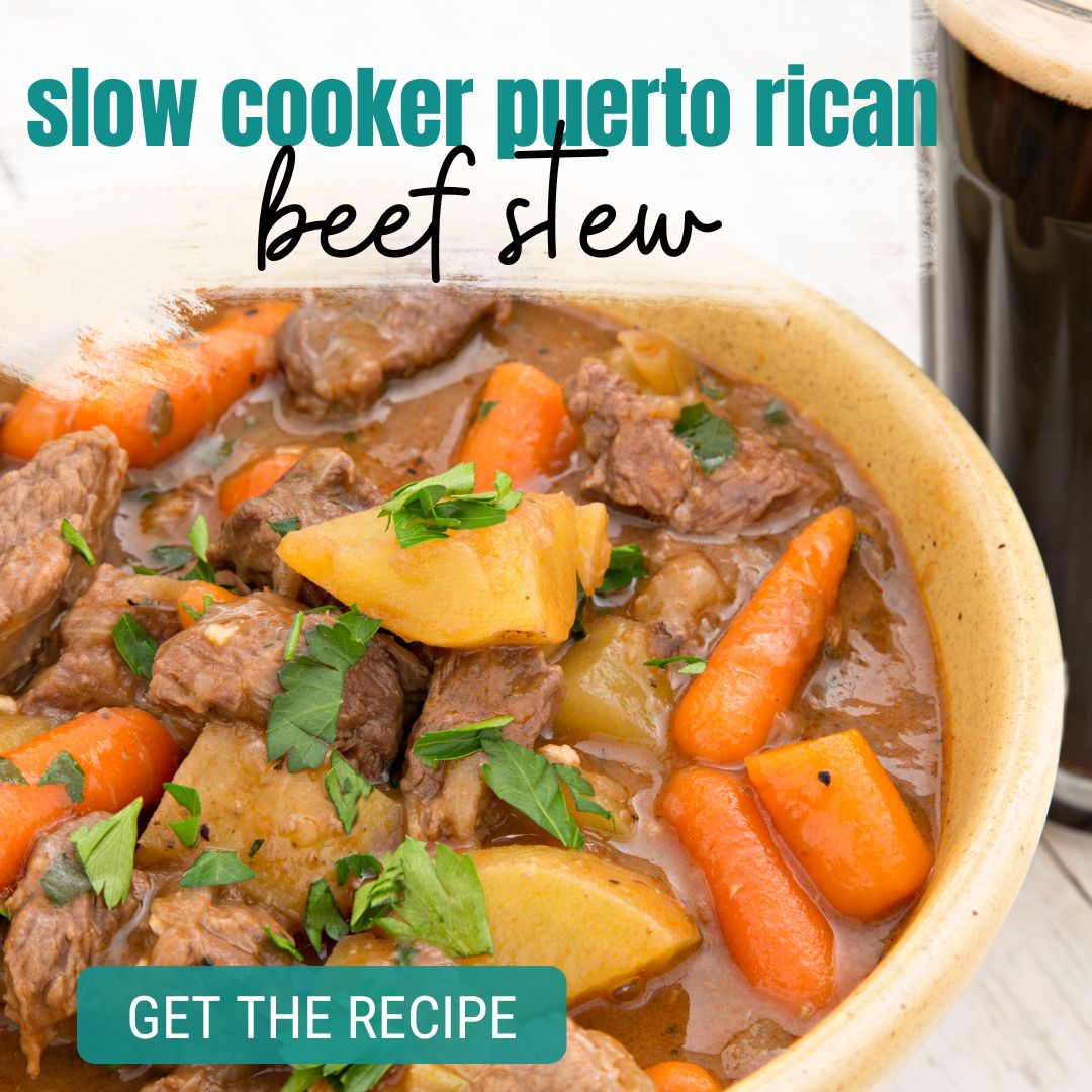 Puerto Rican Beef Stew in Slow Cooker