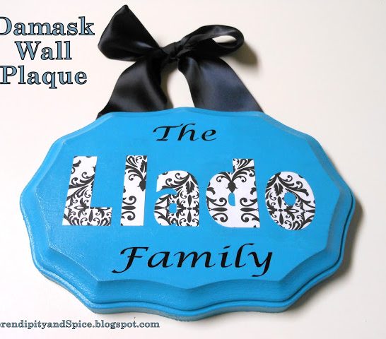 personalized wall plaque