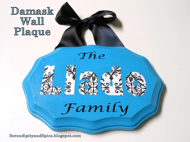 personalized wall plaque