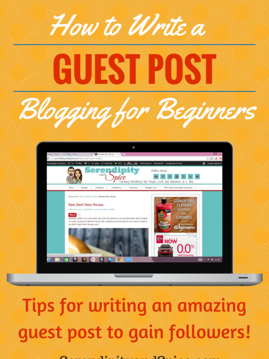 New Blogger Series – Guest Posting