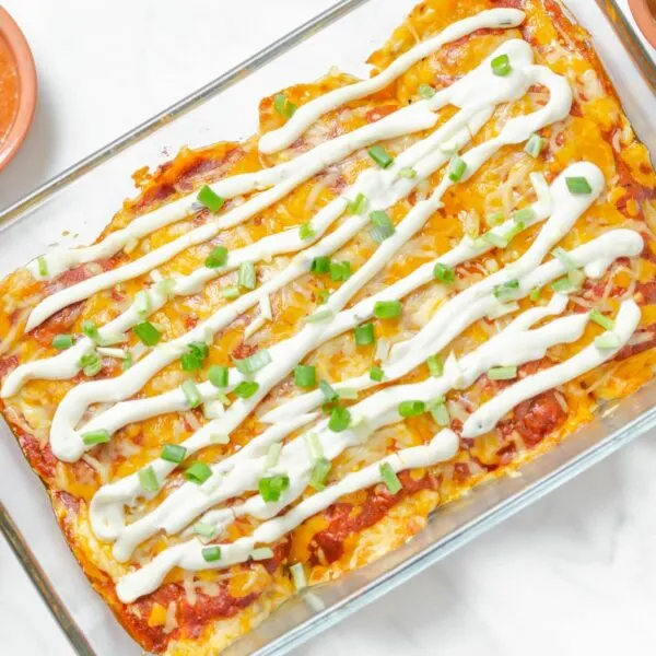 sour cream chicken enchilada casserole