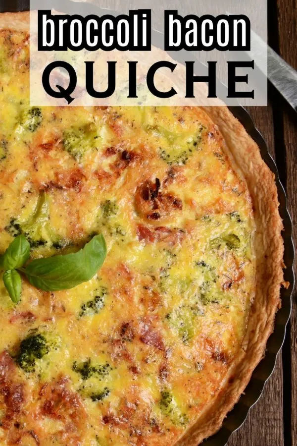 broccoli bacon quiche