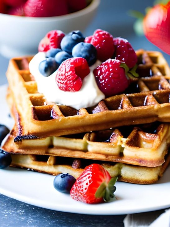 Easy French Toast Waffles