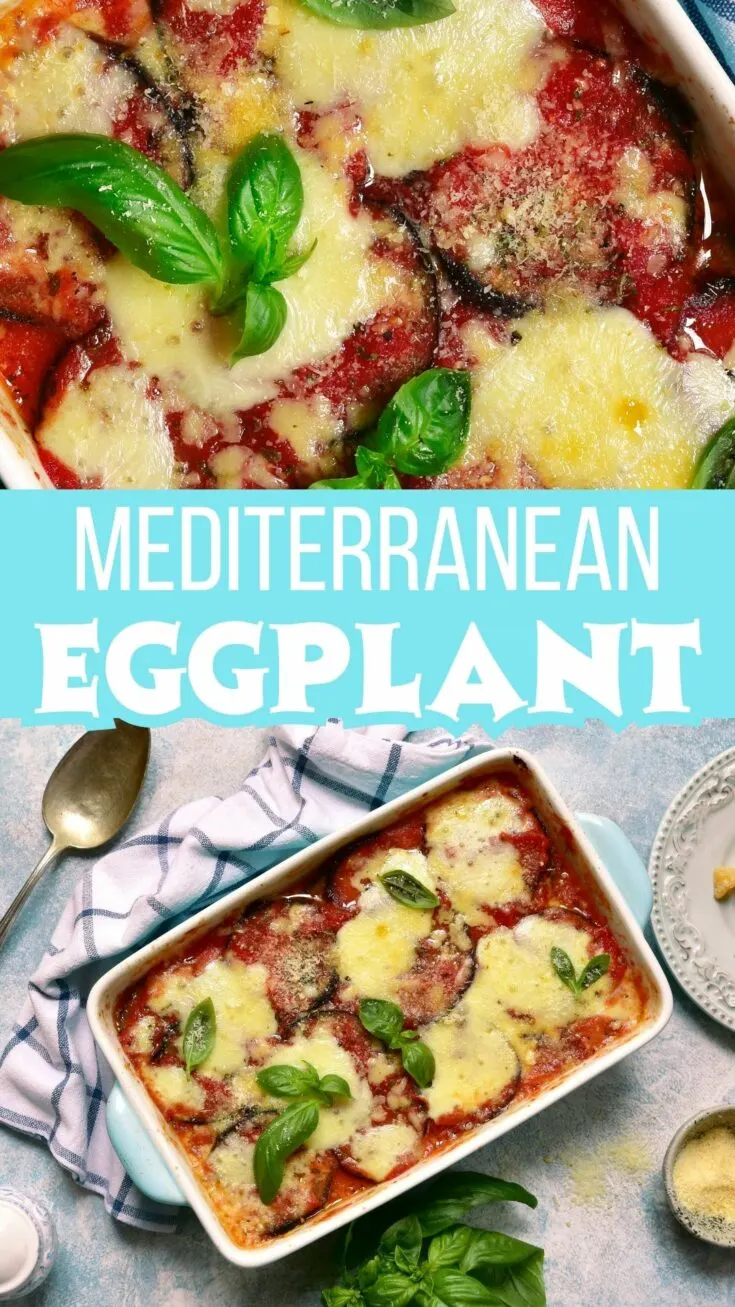 Mediterranean Eggplant Bake Recipe Mediterranean Eggplant Recipe Indulge in the captivating flavors of the Mediterranean with our delightful Mediterranean Eggplant Recipe. Savor sautéed eggplant slices layered with zesty tomato sauce and rich feta cheese. A culinary journey that's both healthy and indulgent. Perfect for a family of four. Elevate your cooking game today!