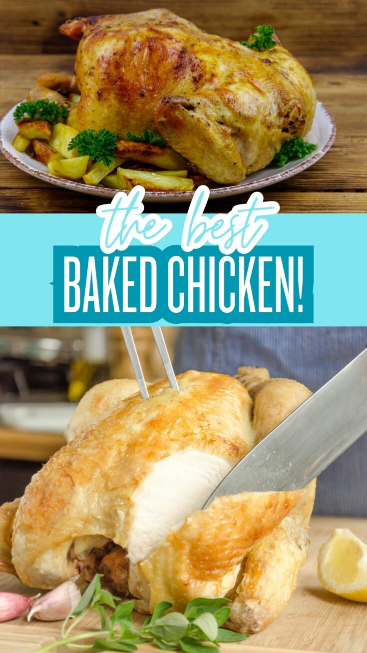the best baked whole chicken recipe 1 The BEST Baked Whole Chicken Recipe Discover the secrets of the best baked whole chicken recipe in our latest blog post. Learn how to create a succulent, flavorful, and tender chicken dish that's sure to impress at any dinner table.