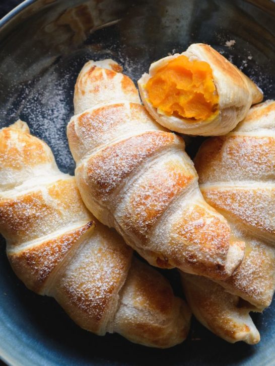 Pumpkin Cheesecake Crescent Rolls Dessert