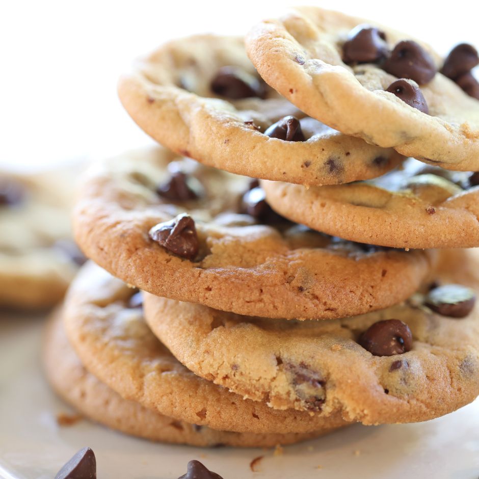 chocolate chip cookies with ONLY white sugar no brown sugar