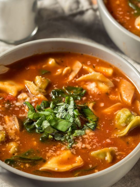 crock pot sausage tortellini soup