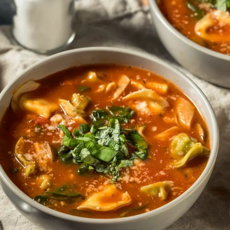 crock pot sausage tortellini soup