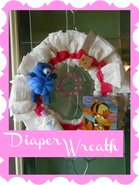 Diaper Wreath