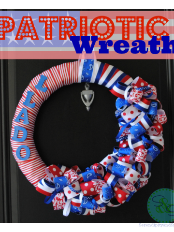 DIY Patriotic Wreath