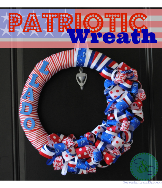DIY Patriotic Wreath