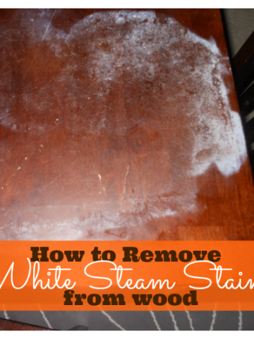 EASY Way for How to Remove Heat Stains from Wood