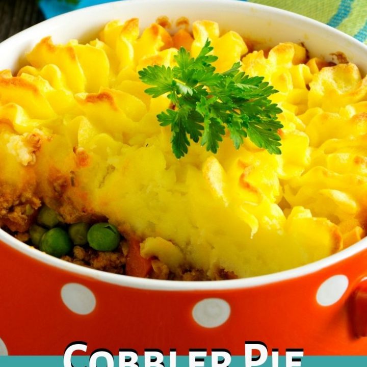 Cobbler Pie - A Lighter Shepherd's Pie Recipe