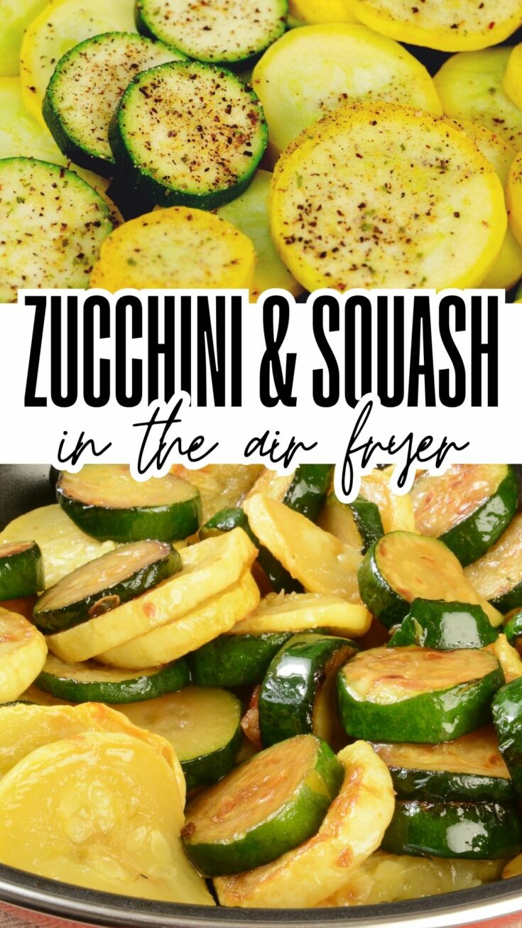 zucchini and squash air fryer recipe 1 Easy Air Fryer Zucchini and Squash Recipe This air fryer zucchini and squash recipe takes fresh vegetables to a new level of deliciousness. Making zucchini and squash in the air fryer is a simple side dish that takes minimal effort and is ready quickly.