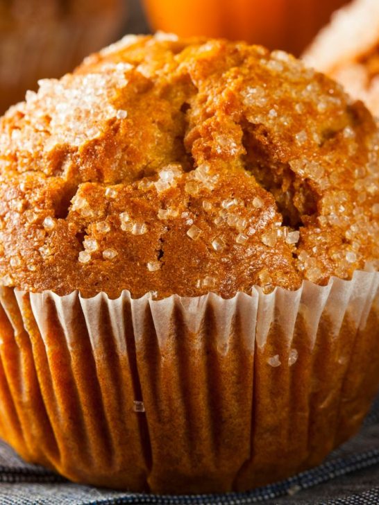 Pumpkin Spice Cake Mix Muffins