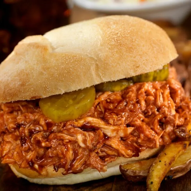 BBQ Pulled Chicken Dutch Oven Recipe