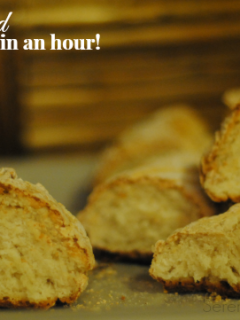French Bread Recipe- Scratch to Table in an Hour