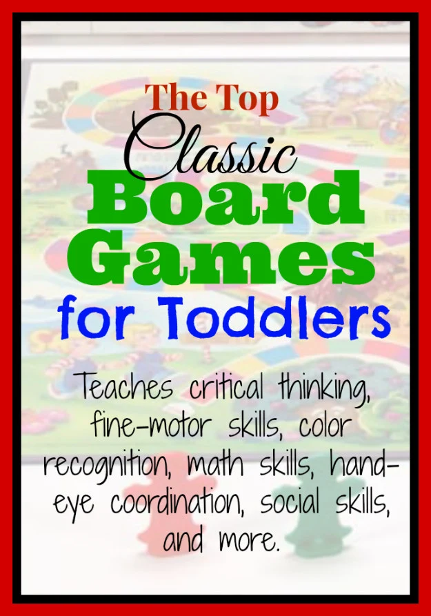 List of BEST Classic Board Games for Toddlers