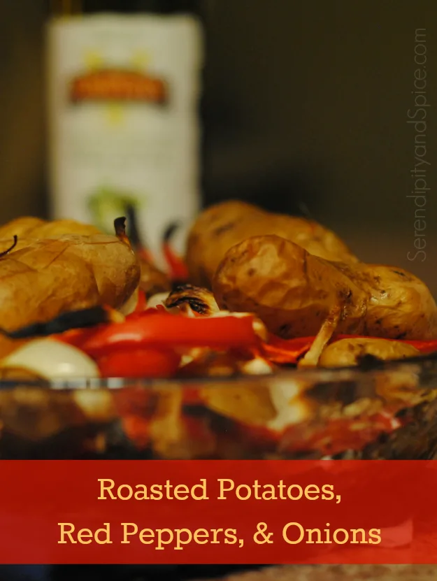Roasted Potatoes Red Peppers and Onions Recipe