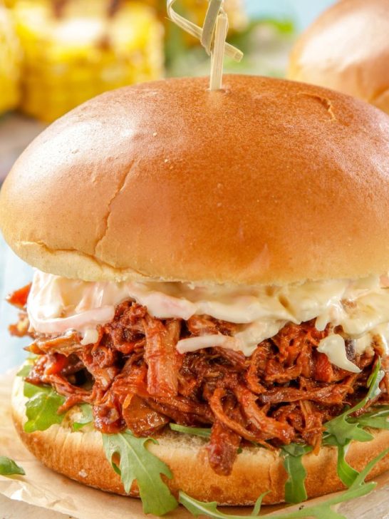 The BEST BBQ Pulled Pork Slow Cooker Recipe Ever!