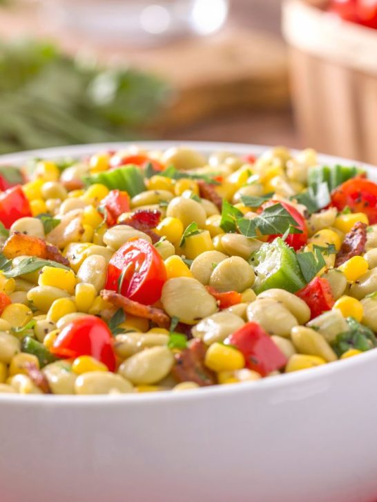 slow cooker Corn Succotash Recipe
