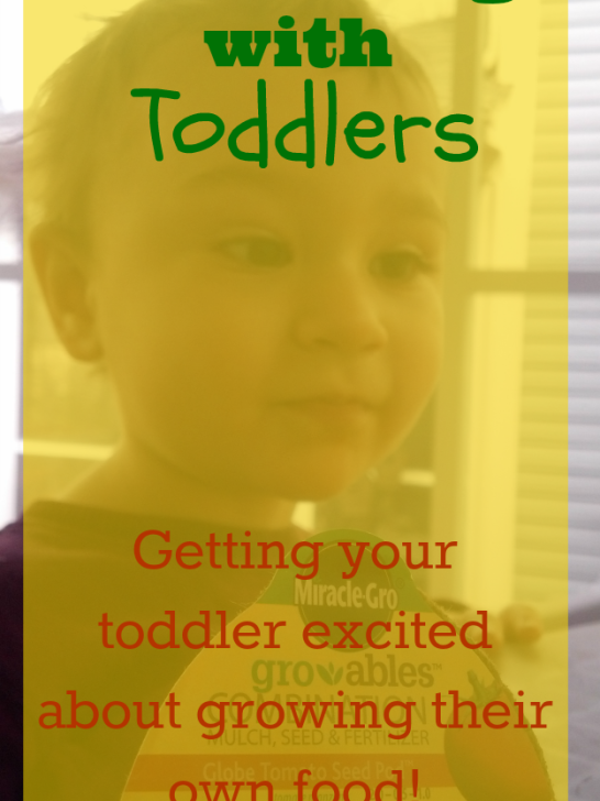 Gardening with a Toddler
