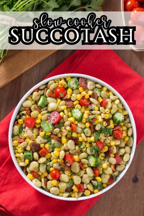 Slow Cooker Corn Succotash Recipe