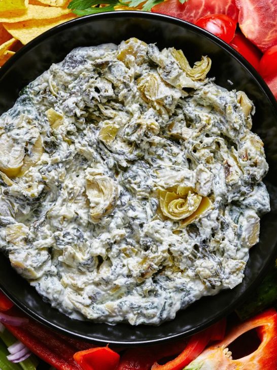 Slow Cooker Spinach Artichoke Dip Recipe