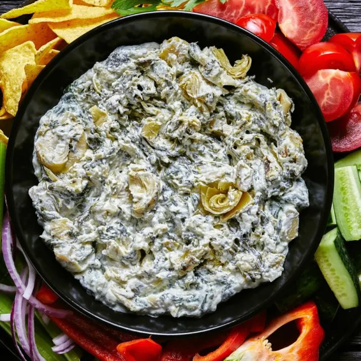 Slow Cooker Spinach Artichoke Dip Recipe