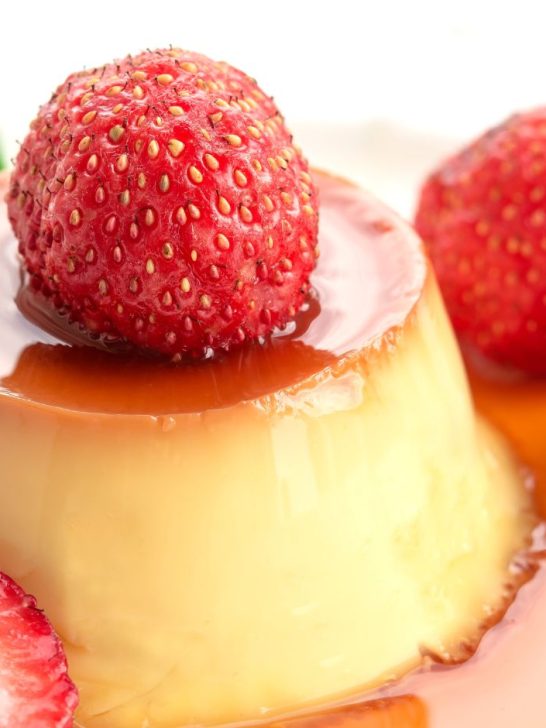 Strawberry Flan Recipe