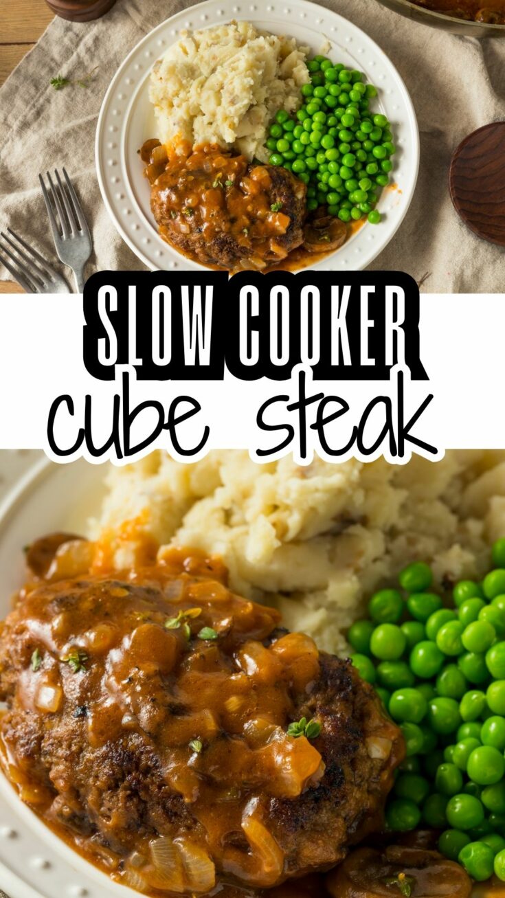 slow cooker cube steak recipe 1 Slow Cooker Cube Steak Recipe Make this delicious slow cooker cube steak recipe for a hearty dinner that's ready when you get home!