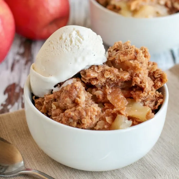 Air Fryer Apple Crisp Recipe