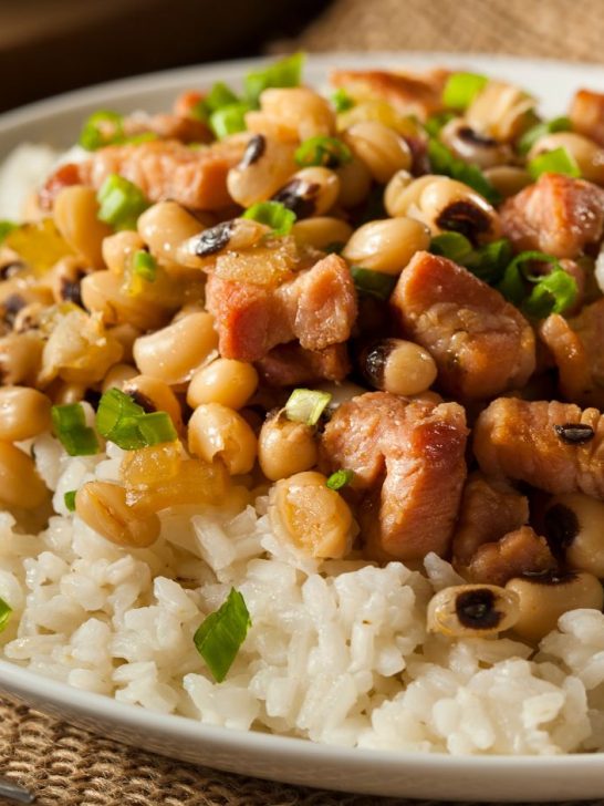 Instant Pot Hoppin John Black Eyed Peas recipe
