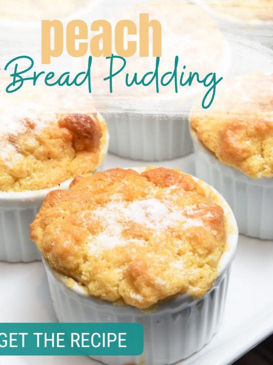 peach bread pudding recipe