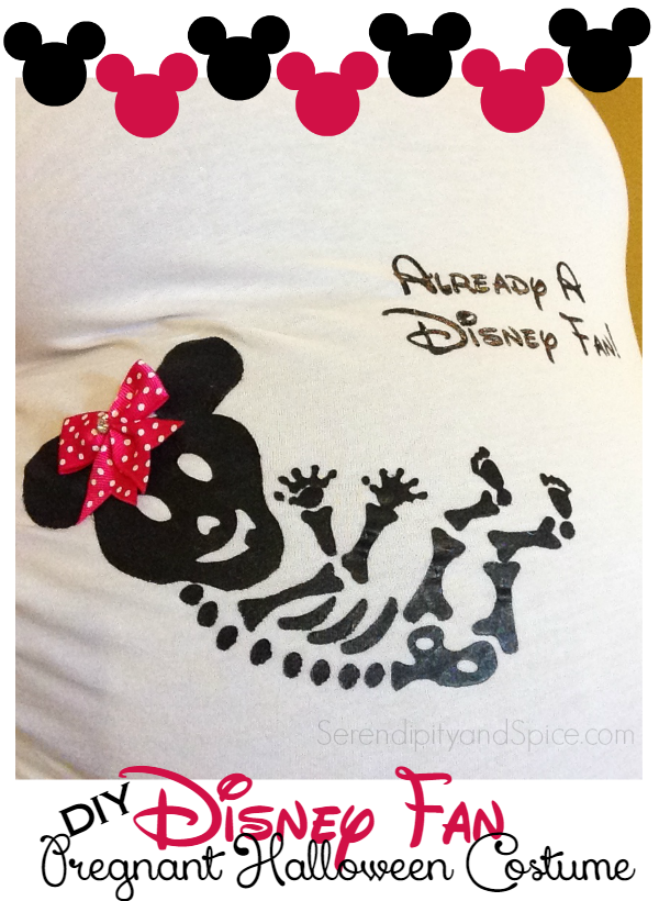 Already a Disney Fan DIY Pregnancy Costume