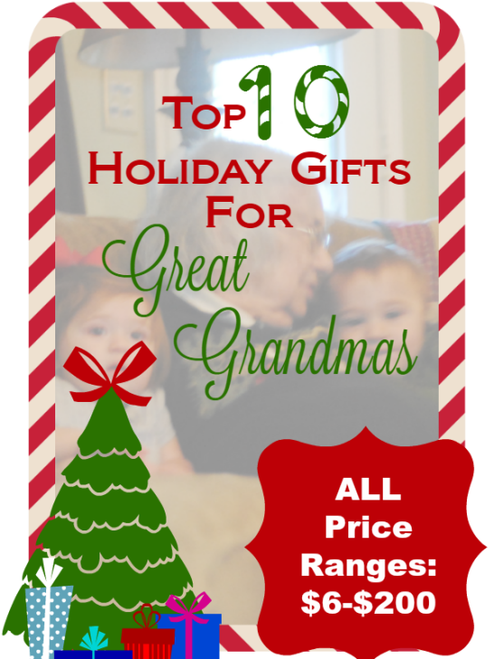 Holiday Gifts for Great Grandma