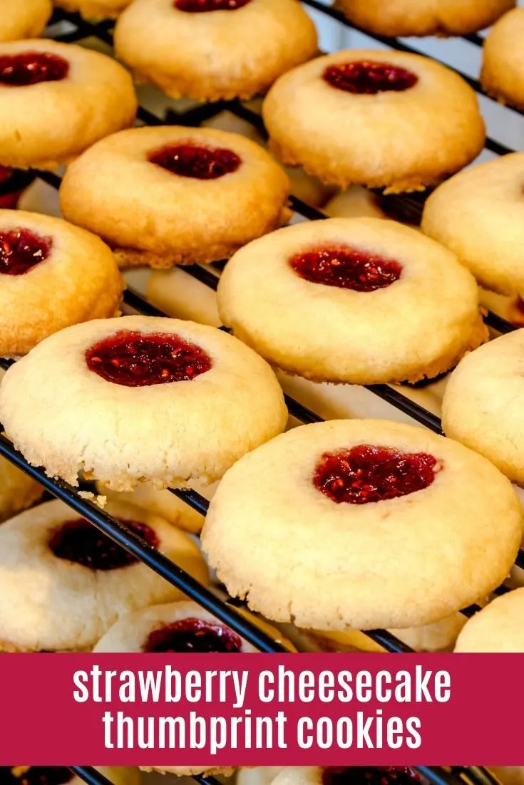 Strawberry Thumbprint Cookies - Perfect Christmas Cookie Recipe
