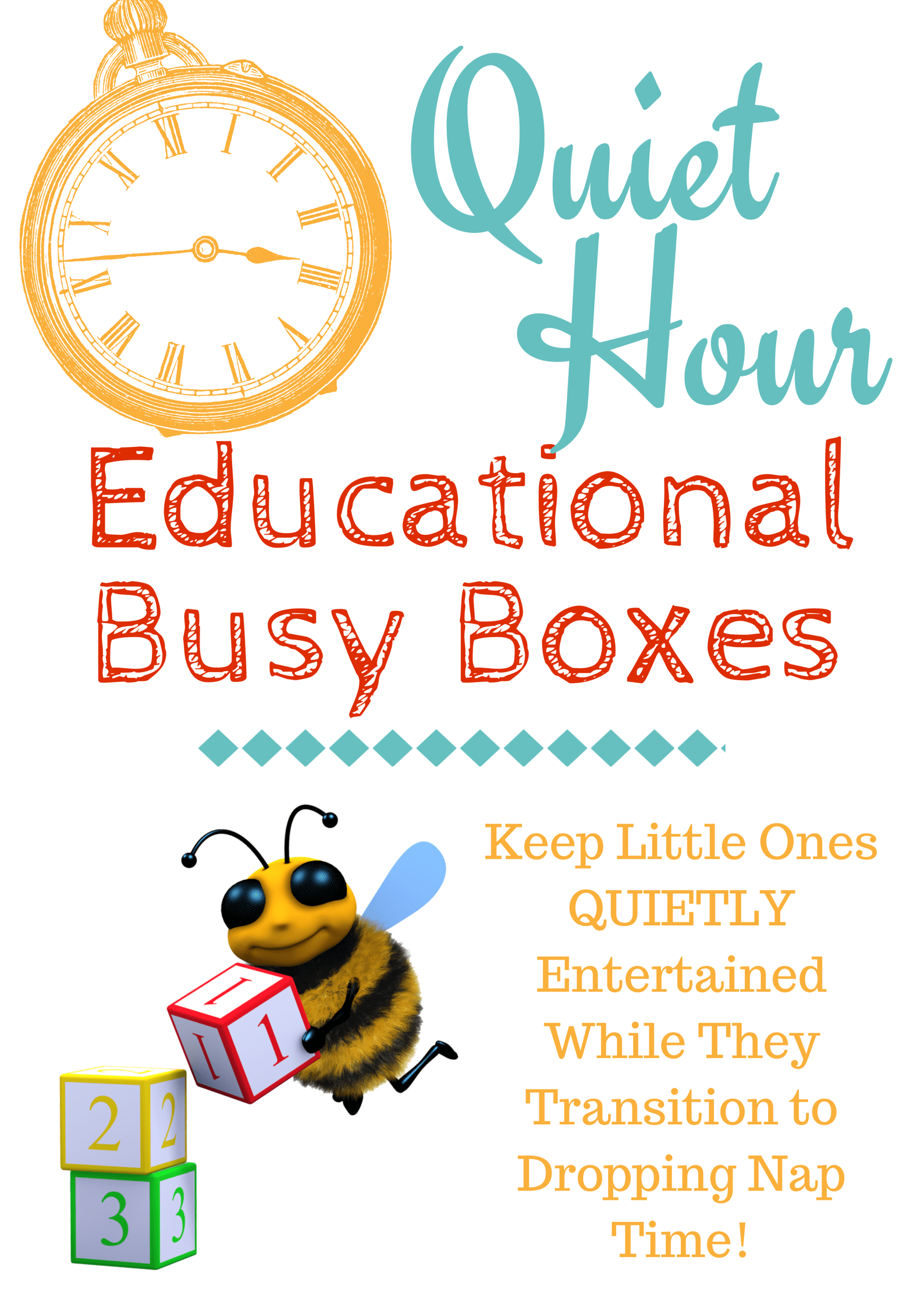 Quiet Hour Educational Busy Boxes