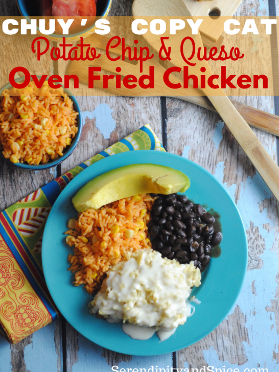 Queso Potato Chip Oven Baked Chicken Recipe