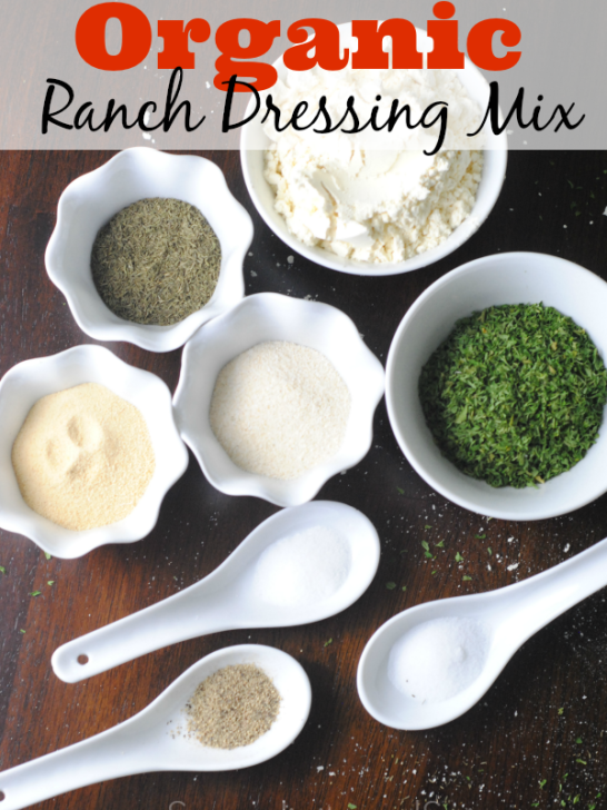 DIY Organic Ranch Dressing Mix Recipe