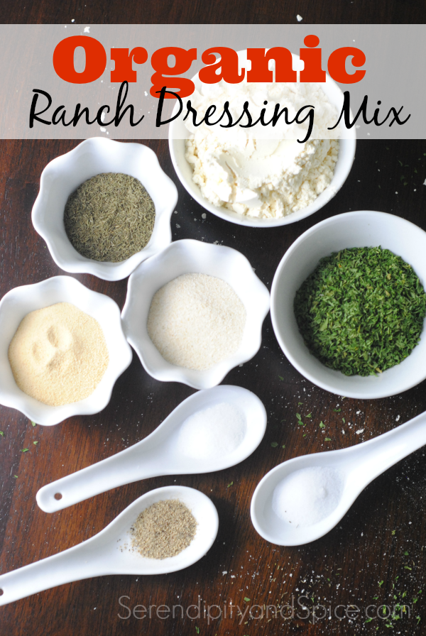 DIY Organic Ranch Dressing Mix Recipe