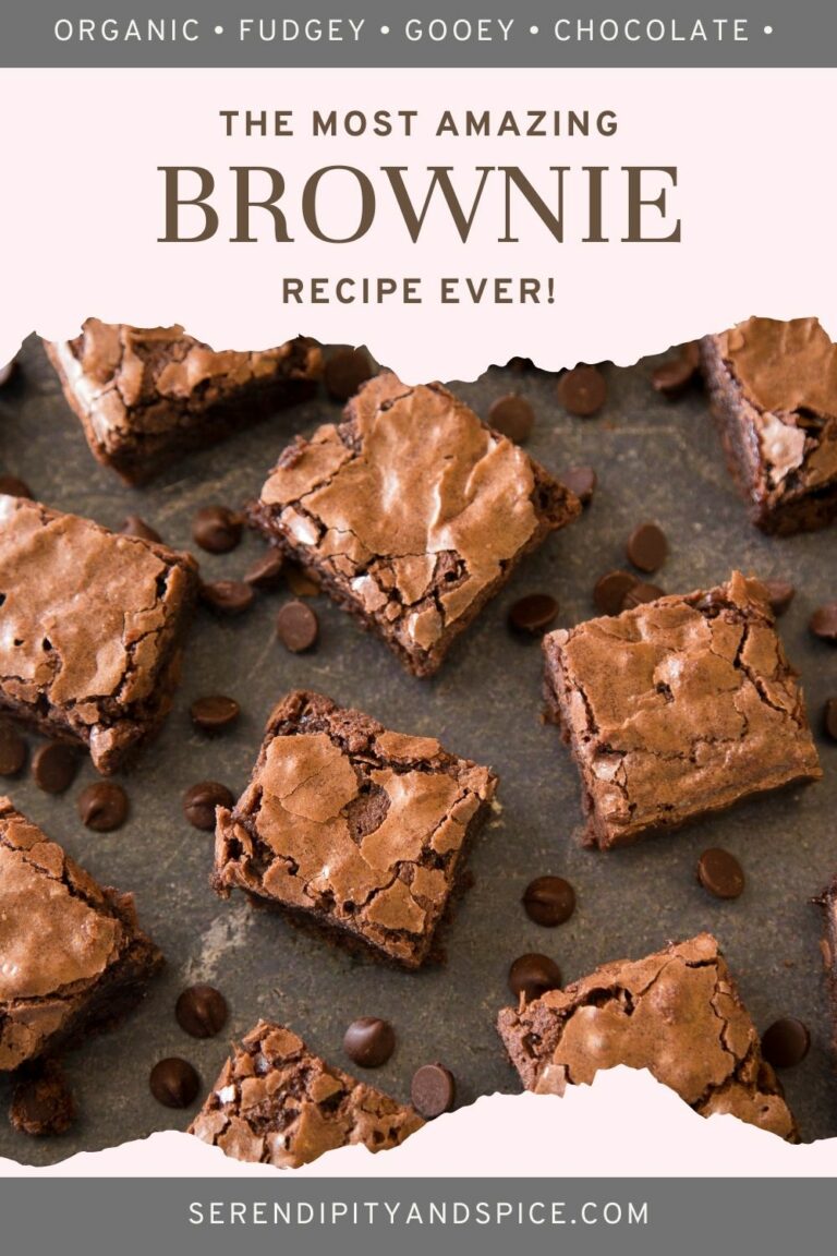 The BEST Organic Brownie Mix Recipe Serendipity And Spice