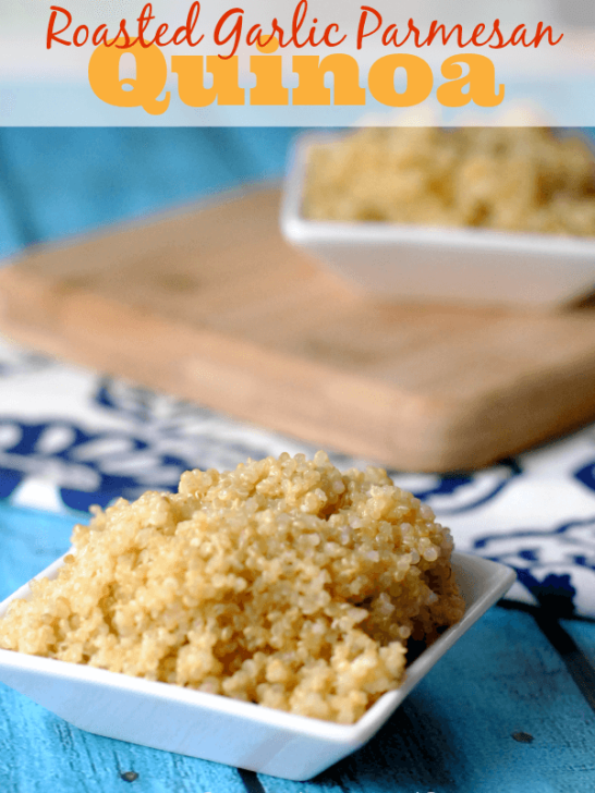 Roasted Garlic Parmesan Quinoa Recipe